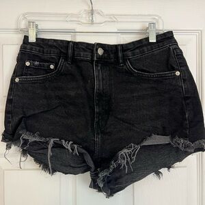 Black Zara Jean Shorts